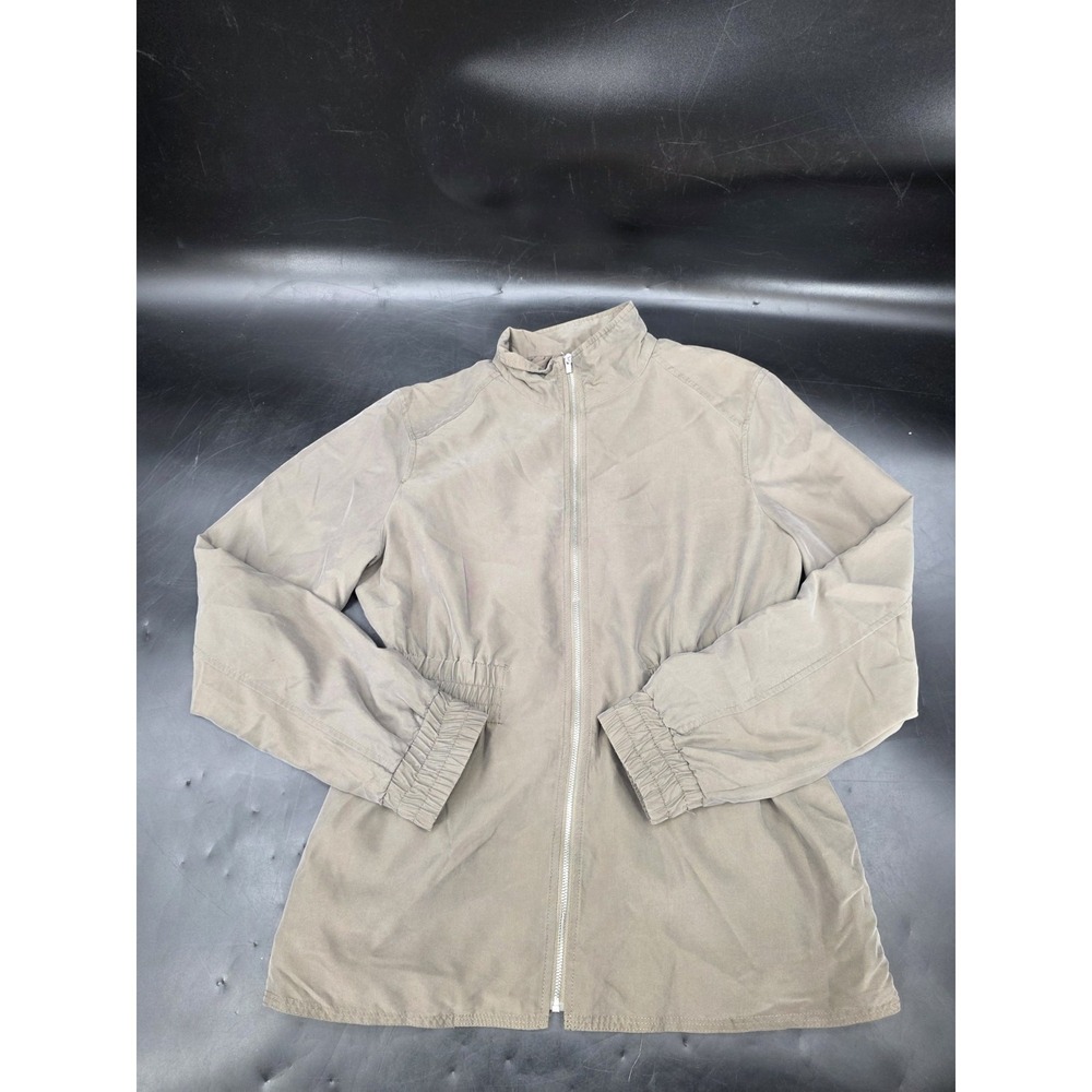 MAGASCHONI Jacket Womens Size Small Full Zip Dark‎ Brown